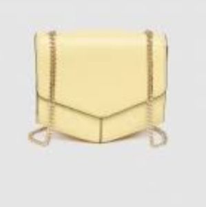 Sandro lou pm yellow mini purse